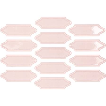 Mecox Pink Crackled 5x15